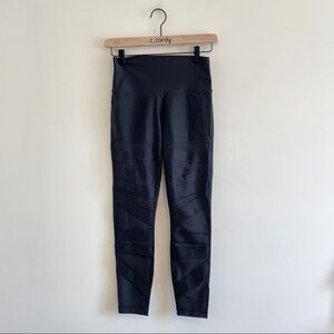 Lululemon High Times Shine Dot Mesh Leggings Black